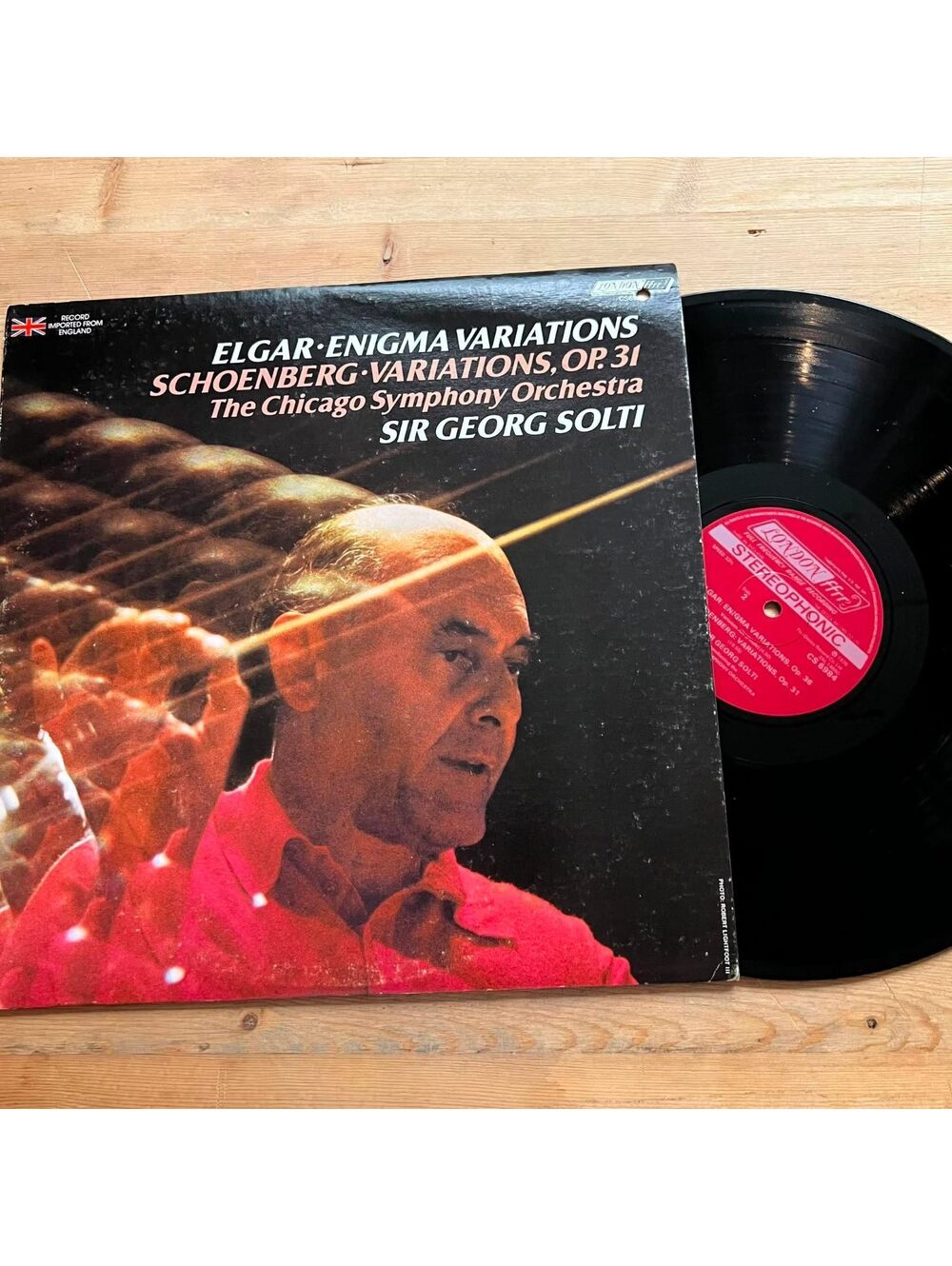 Sir George Solti - Elgar-Enigma Variations 33rpm VG+ VR20